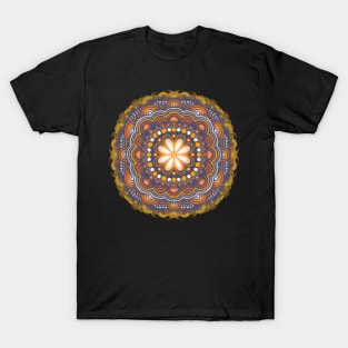 Harvest celebration retro mandala T-Shirt